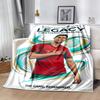 Ronaldo's Portugal Legacy Blanket Ultra-Soft Great for Office Bed Sofa All-Season Use Warmthful Decor Suitable for Gifting Relatives and Friends