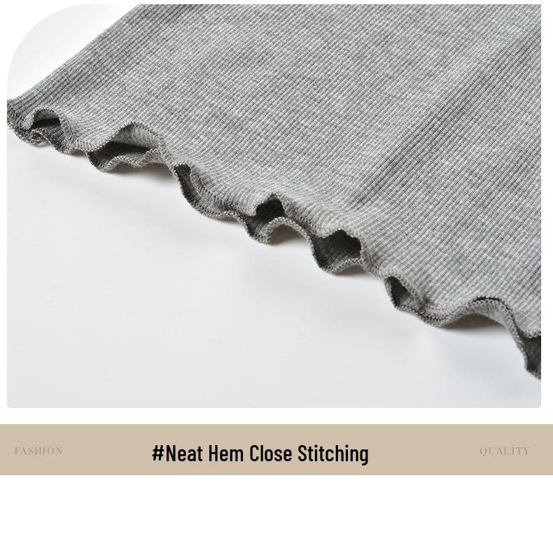 New Women's Grey Casual Modal Pajama Set - Long Sleeve Pullover with Chest Pads and Long Pants for Spring and Autumn