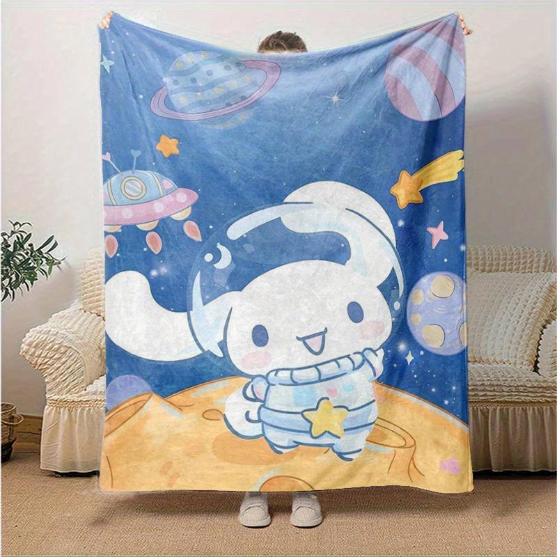 

1pc, Sanrio Cosmic Cutie Home Decor Blanket Perfect for Your Couch or Outdoor, Flannel Throw, Ideal as a Gift, Bedrooms, Living Rooms, Travel, Camping 130x150cm