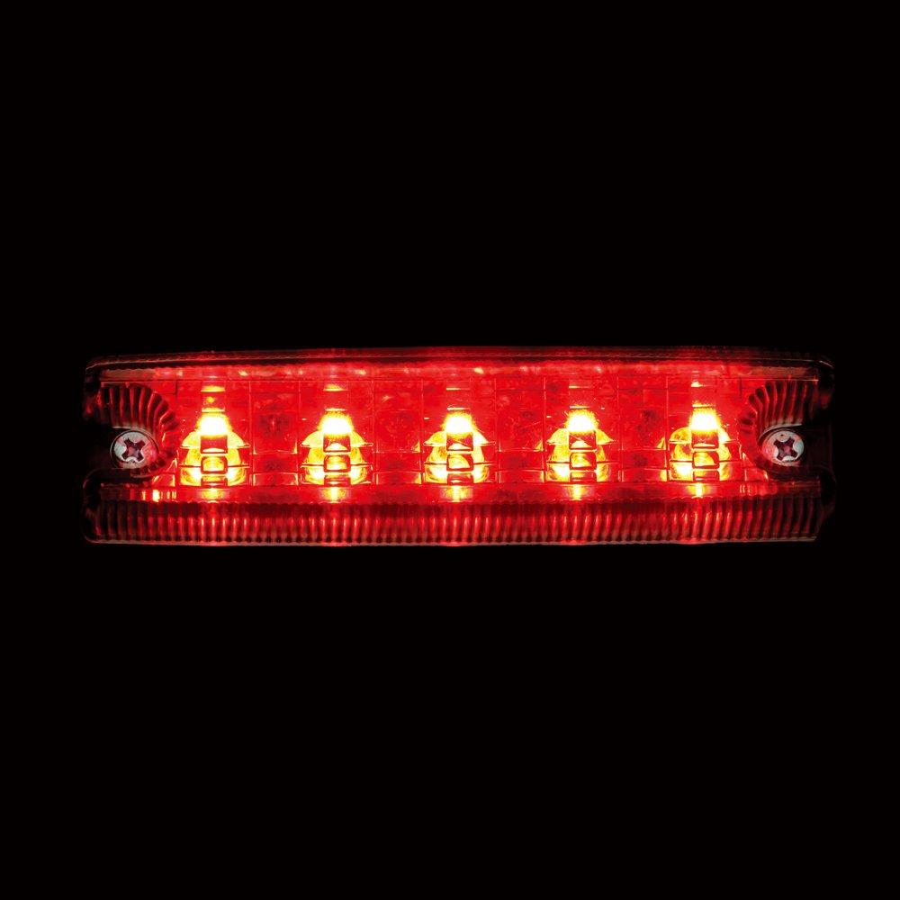 Tsuchiya Yac CE-233 Car Goods Meteor Re 5 LED Car High Light, Clear/Red (Light) DC24V