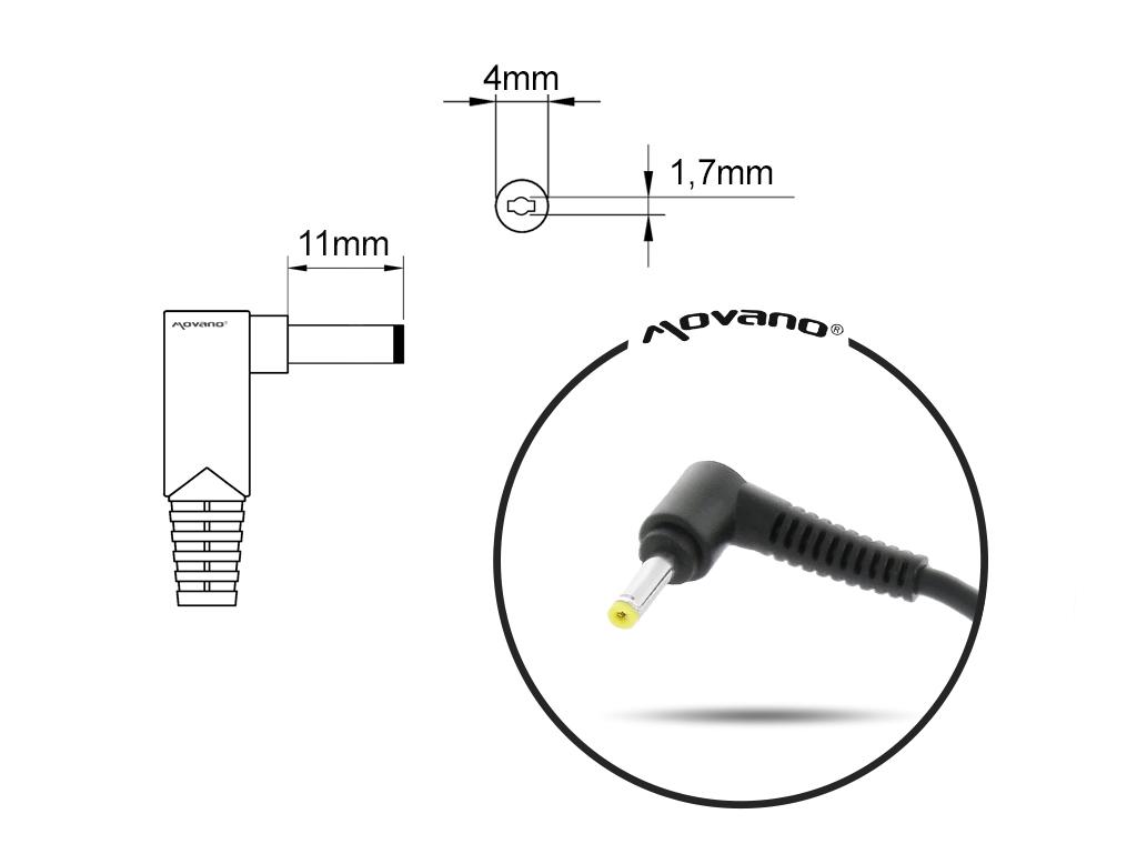 Charger for Lenovo 20v 3.25a 65W 4.0x1.7mm