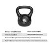 18KG Rubber Coated Kettlebell Dumbbell