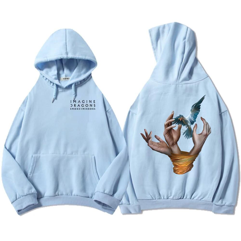 Imagine Dragons Band Hoodies Reflections From The Vault of Smoke + Mirrors Album Sweatshirts Langarm Kapuzenpullover Herren Top