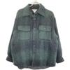 JANE SMITH 9WSH-923L D Green Mohair CPO Shirt Jacket Jacket 38 Dark greenUsed