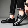 Fashion Casual Genuine Leather Man Shoes Round Toe Men's Dress Legitimate Shoes Luxury Social Designer Male Business Wedding Party Shoes