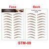 New Arrivals Water Transfer Girls Cosmetic Disposable Fake Temporary 4d Eye Brow Tattoo