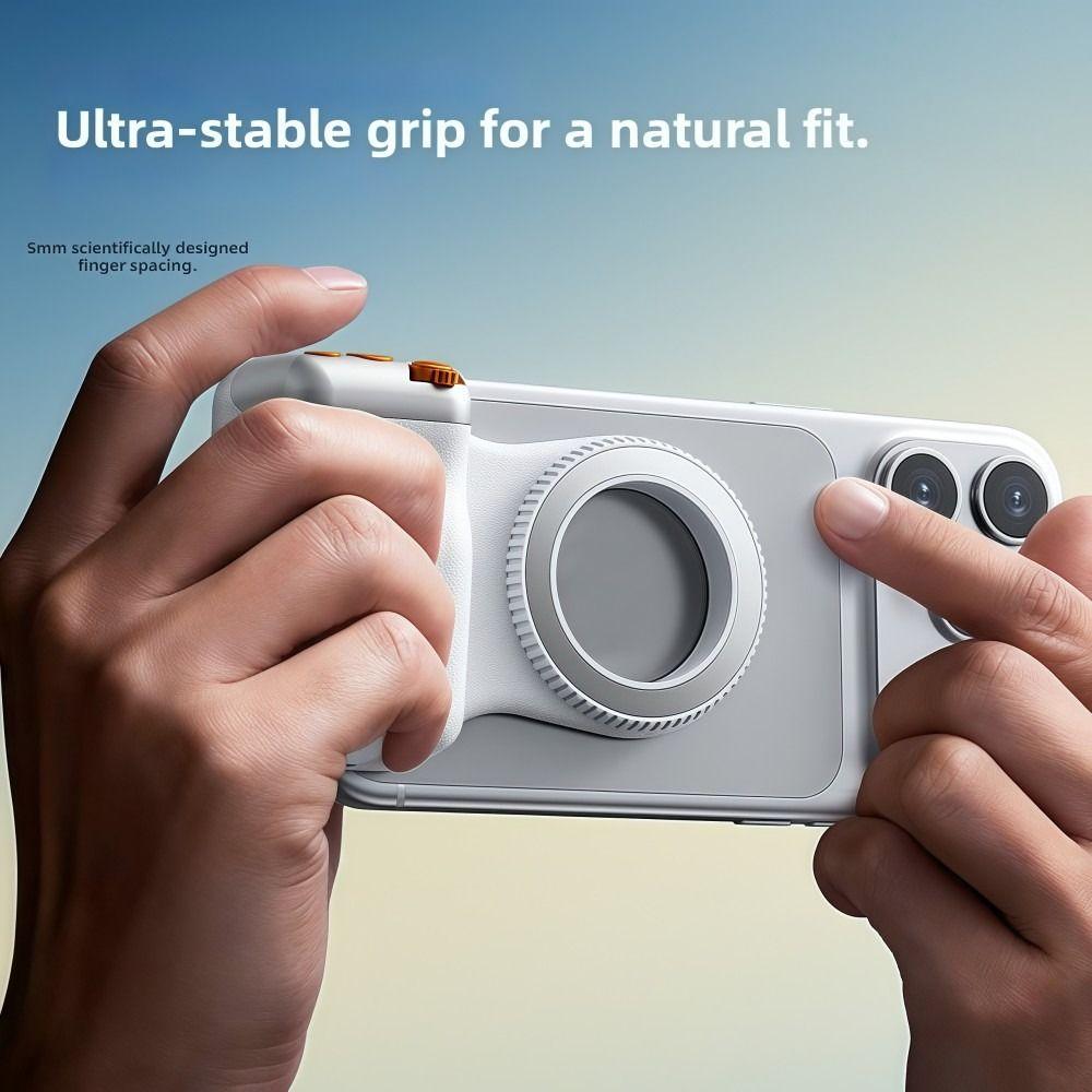 Double-sided Magnetic Phone Camera Shoot Hand Grip Remote Control Phone Shooting Holder for Phone12-17/HUAWEI/SAMSUNG ETC