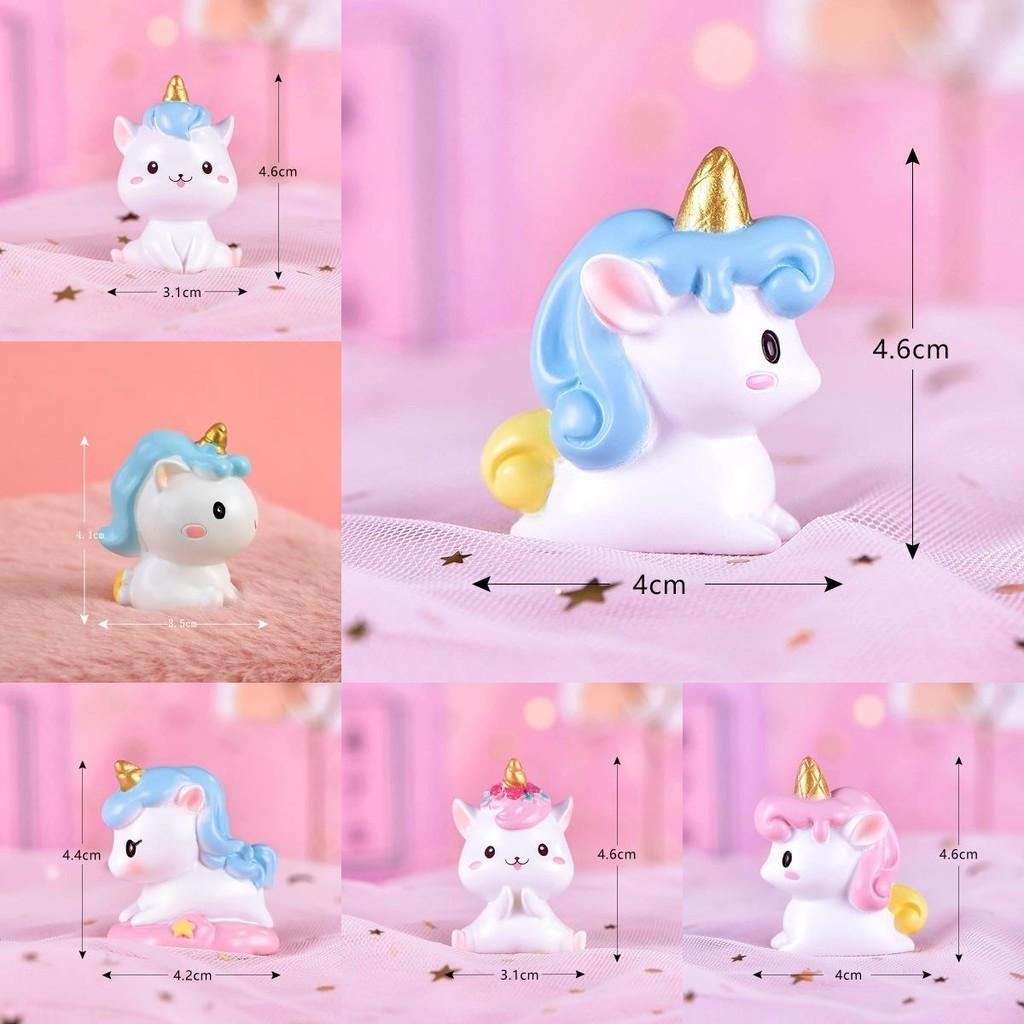 Adorable Unicorn Resin Craft For Cute Home Decor Desktop Garden Micro Landscape
