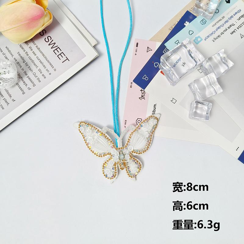 DIY Felt Patch Brooch Pearls Tassels Handmade Rhinestone Beaded Coconut Tree Crystal Bag Lanyard Patch Beading Applique Patch