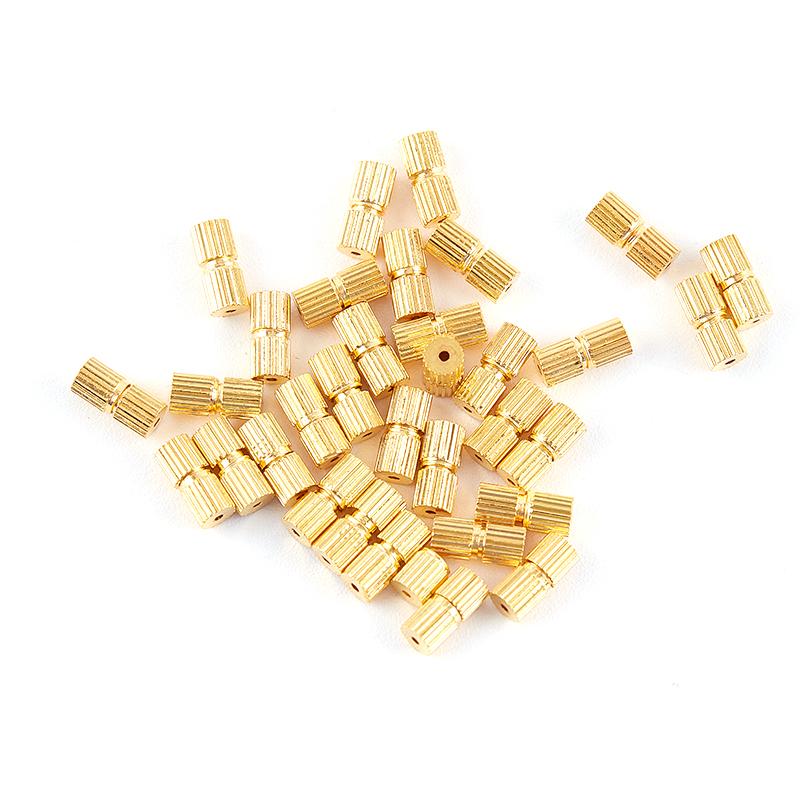 50Pc Rhodium Screw Clasps Necklace Bracelet Jewelry Making Connector Diy Finding