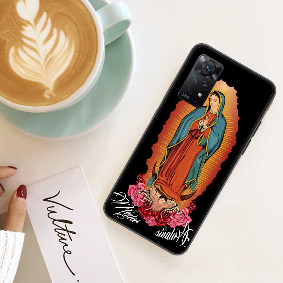 Virgin De Guadalupe Virgen Mary Phone Case For Redmi Note 14 13 Pro 5G Plus 12 12C 10 10A 10C 9 9A 9C 9T 8 8A K60 K70 Pro Xiaomi
