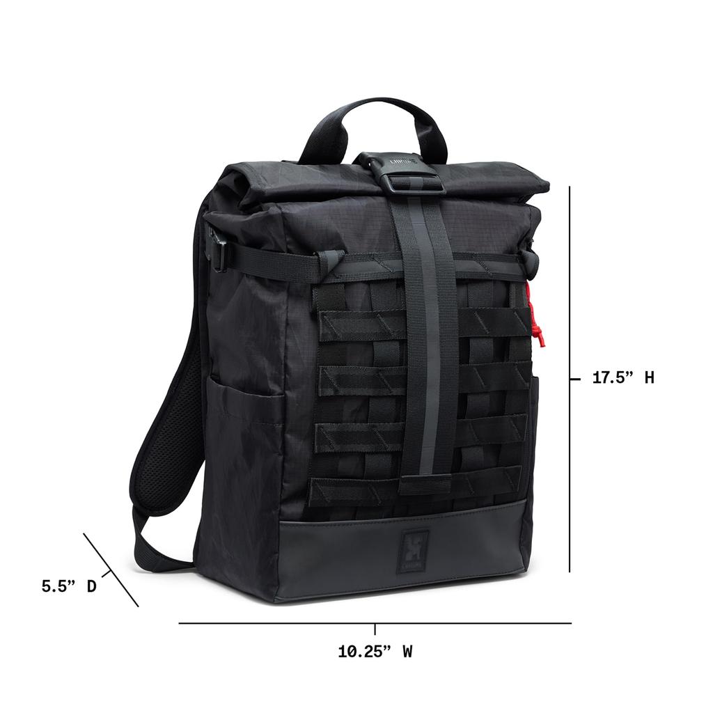 Chrome BARRAGE 18L PACK Backpack (Current Model) BXRFBLACK XRF Black Reflective 18L Waterproof