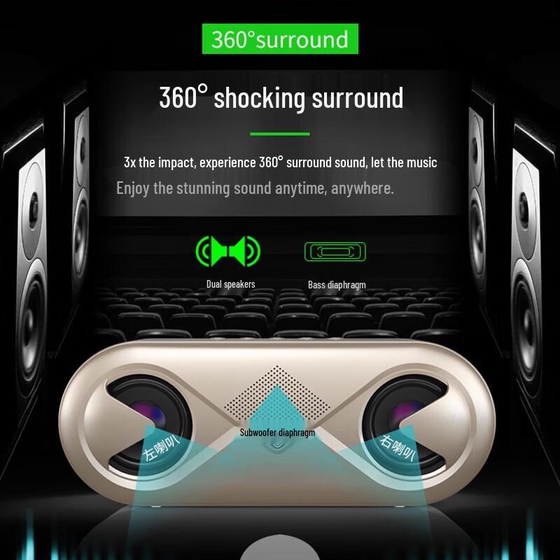 SooPii BT21 Heavy Bass Wireless Party Speaker