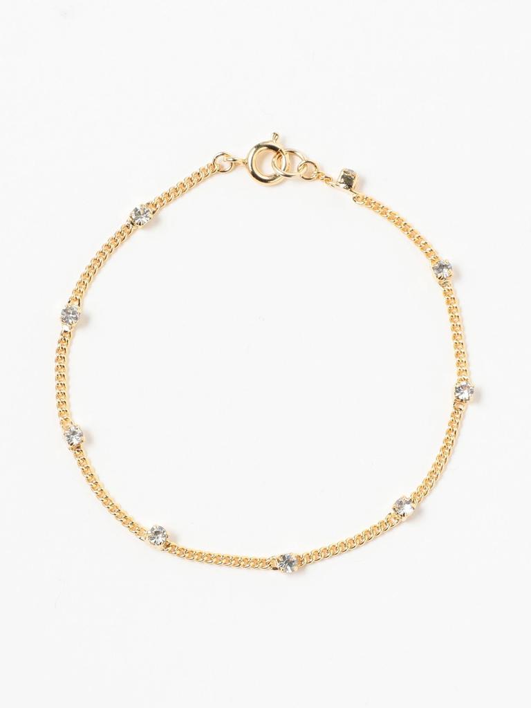 Ray BEAMS/Accessories Beaded Chain Bracelet, Women's, Gold, One Size