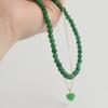 modernlike silver 925 onyx green necklace 4mm