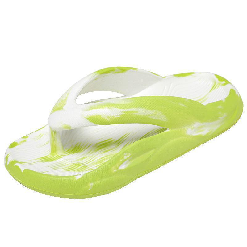 Men's Trendy Summer 2025 New Model, Wearing Thick Bottom, Stepping On Shit, Trendy Beach Footwell Net, Couple Slippers Flip-flops