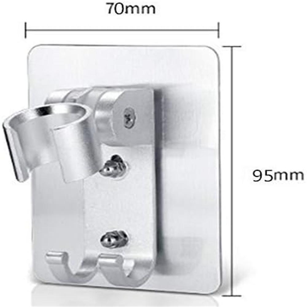 2Pcs Bathroom Shower Head Holder Adjustable Spray Wall Mounted Handheld Bracket