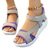 Summer new muffin bottom Velcro platform sandals