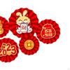 Chinese Decoration Home Decorations Red Paper Flowers Fan for