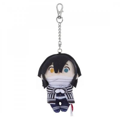 Takara Tomy Arts Demon Slayer  Kimetsu No Yaiba Demon Slayer  Kimetsu No Yaiba  Chokkori San Plush Keychain Obanai Iguro