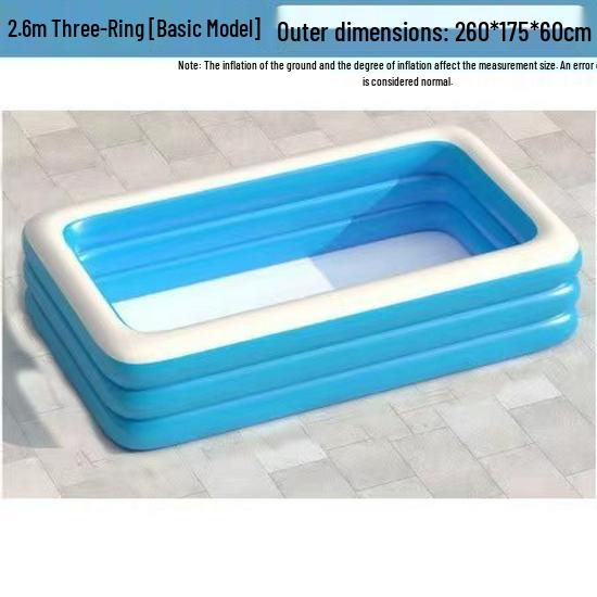 Foldable Inflatable Kid's Bath Pool for Home