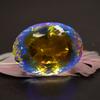 Lab-Created Rainbow Topaz Loose Gemstone Mystic 213 Ct Oval Cut for Jewelry Making and Crafts