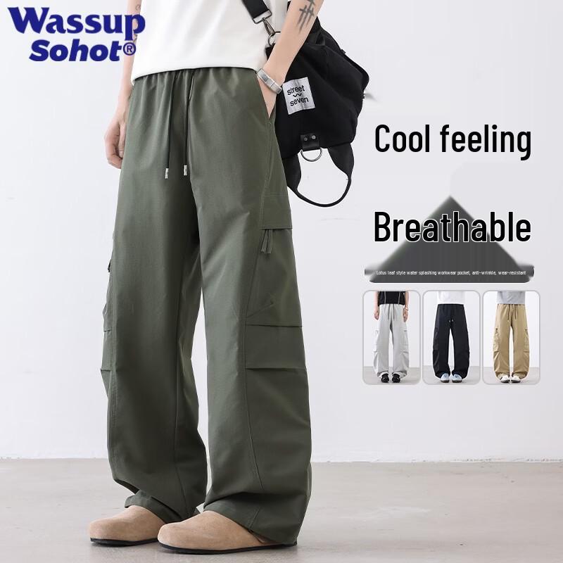 

Wassup Sohot Men s American Style Outdoor Cargo Pants 2XL