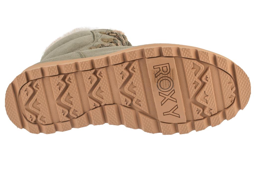 Roxy Bradie Lace Up Boots, Womens Green Hiking Boots