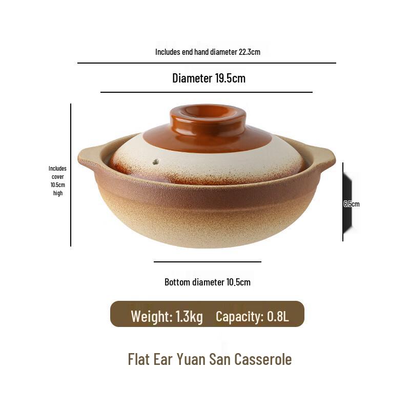 ZISIZ Retro Ceramic Clay Pot with Lid