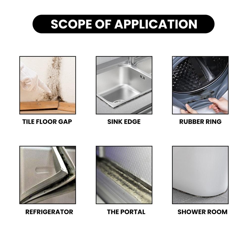 

Tile Grout Mold Stain Remover Kitchen Bath Gel Formulas No Scrubbing Needed For Oven Grime Removal China Mainland