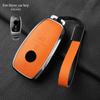 Metal And Leather Car Key Case Cover For Mercedes Benz W176 W177 W205 W206 W212 W213 W222 W223 W167 463 X166 A C E S G Cls Class