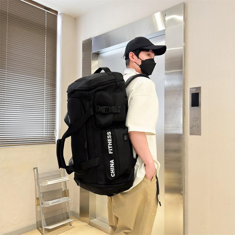 Short-haul backpack large-capacity female fitness male dry and wet separation sports backpack lightweight portable duffel bag travel bag