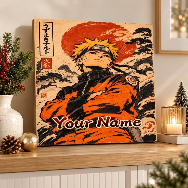 Naruto Uzumaki Custom Name Diamond Painting Personalized 5D Full Drill DIY Diamond Art Home Decor