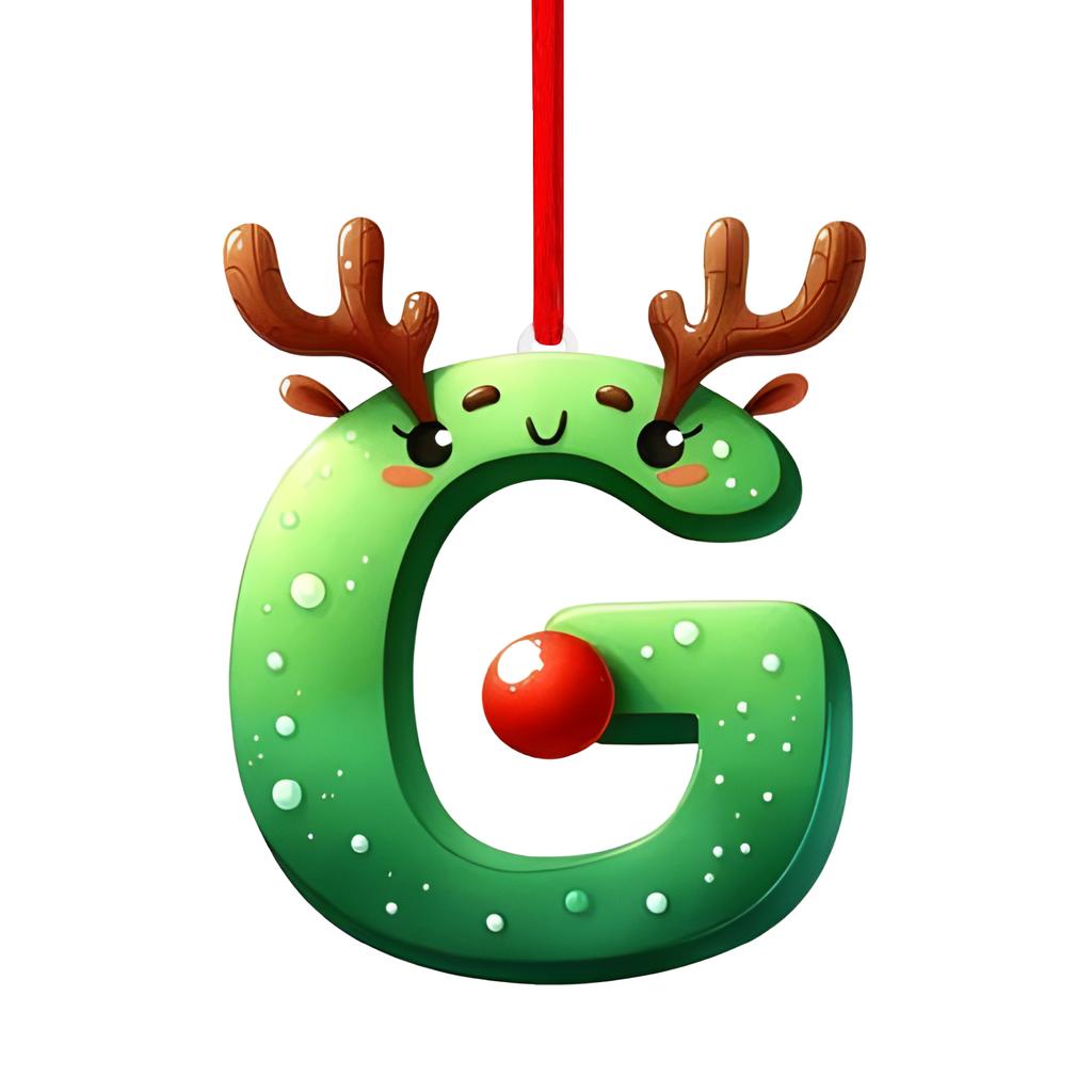 26 Letter,Christmas,Ornaments,Acrylic,1