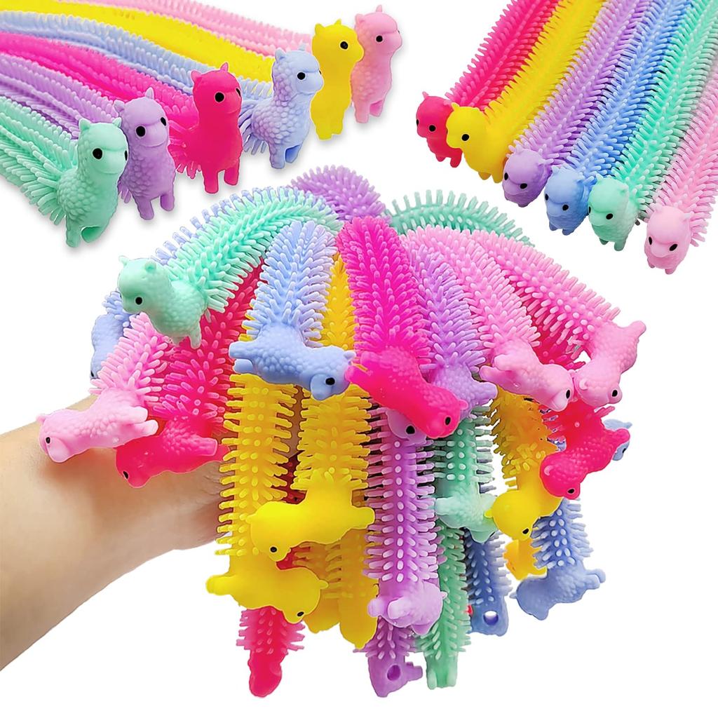 5-50Pcs Stretchy Fidget Toyupgraded Sensory Stringcolorful Stretchy Strings Fidget Toy For Kidsadultsautism