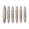 High Speed Steel 6PCS Broken Bolt Extractor Set Efficient Tools for Stripped Screw Removal Includes Storage Organizer