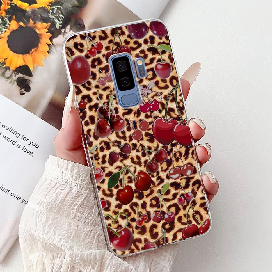 For Samsung Galaxy S9 Case SM-G960F Cute Cat Painted Cover Soft Slim Phone Case For Samsung S9 Plus S 9 Galaxy S9+ SM-G965F Bags