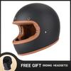 High Quality Super Lightweight Fiberglass Vintage Retro Full Face Helmet Motorcross Motorcycle Protection Helmets DOT Approved