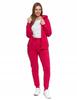 Women's Cotton Hooded Sweatshirt with Zipper, Soft, Fashionable, MORAJ L PINK