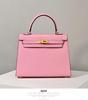Matte Crocodile Pattern Genuine Leather Kelly Bag - Versatile Handbag, Shoulder, and Crossbody Style