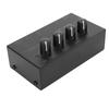 4 Channel Stereo Headphone Amplifier Ultra Low Noise Independent Volume Control Compact Headphone