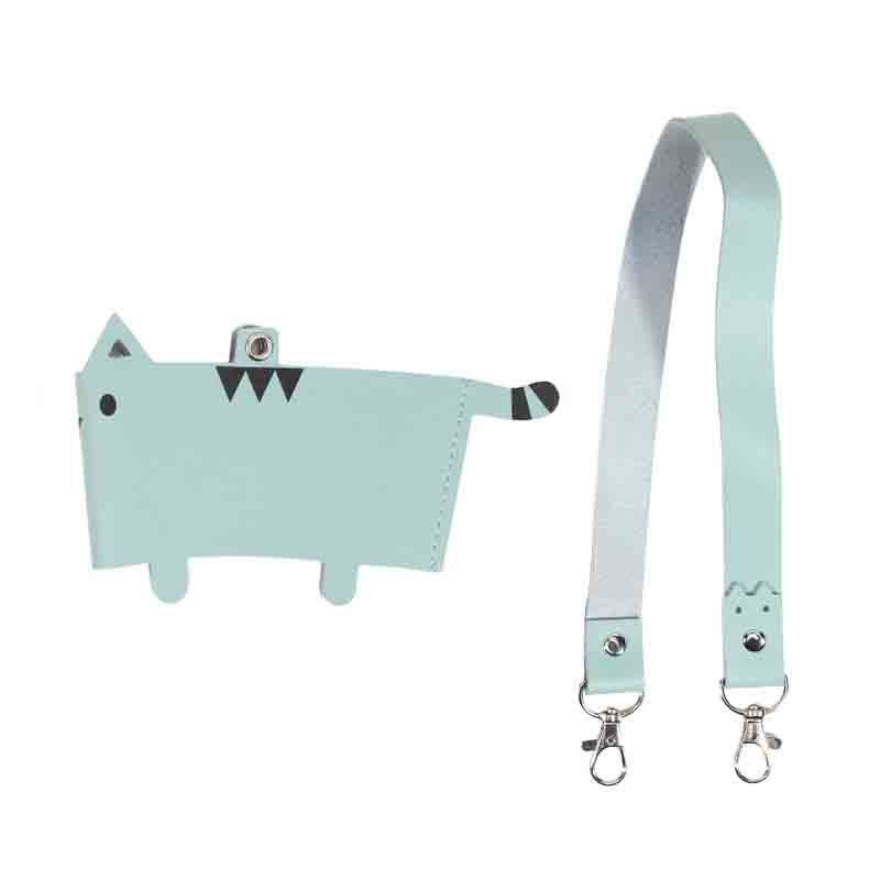 Mug Tumbler PU Leather Holder for Cute Cat Design Anti scalding Hand-held Handheld Cup Sleeve Outdoor Coffee Water Bottle