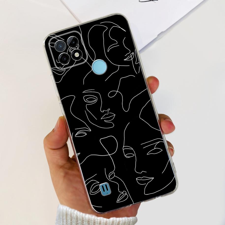 For Realme C21Y Case Realme C21 Phone Case 2023 New Printed Soft Back Cover For Realme C25 C25S C25Y RealmeC21Y Shockproof Coque
