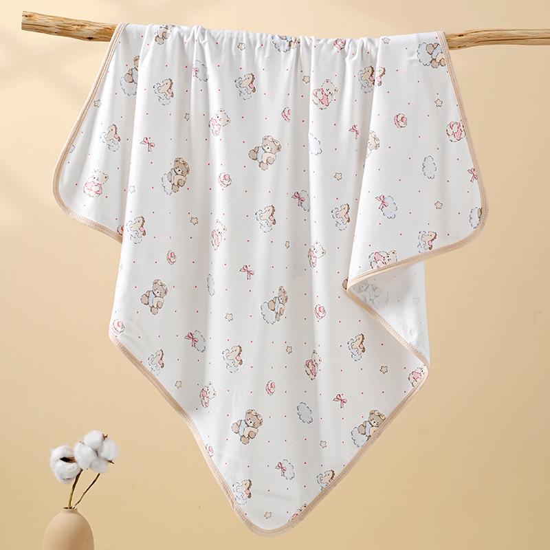 Breathable Pure Cotton Newborn Swaddle Blanket, Thin To Prevent Startle Reflex, Infant Type A.
