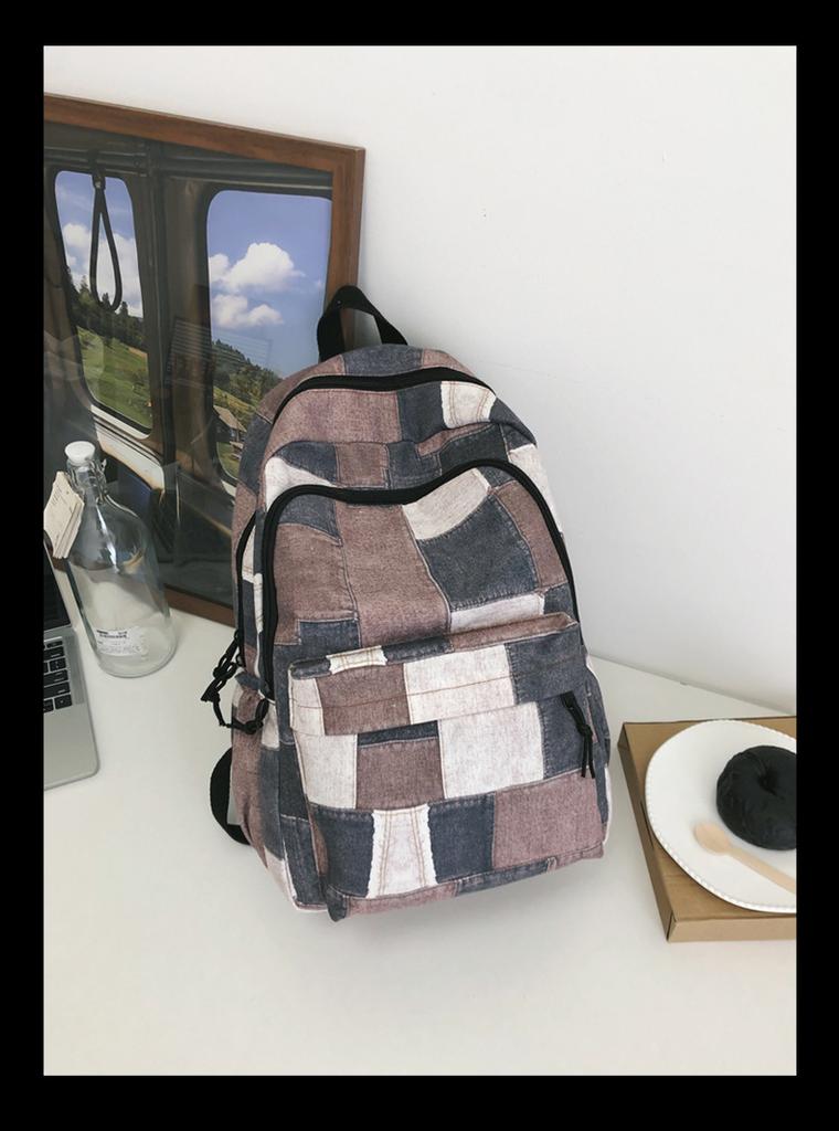 Schoolbag Large-capacity Student Backpack New Japanese Harajuku High School Student Schoolbag Korean Version Sweet and Cool Backpack Hot Sale