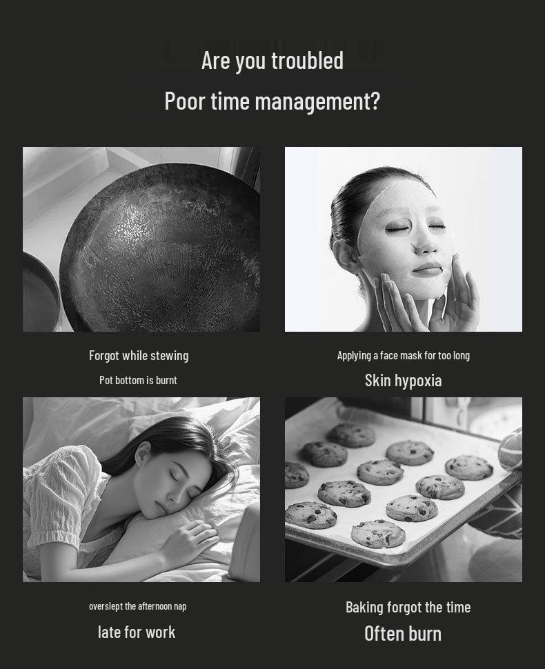 Mechaniczny minutnik kuchenny ze stali nierdzewnej: Menedżer czasu gotowania i nauki