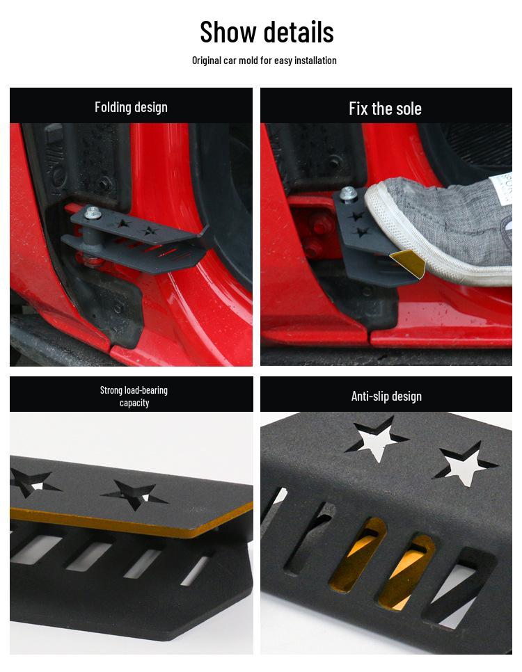 Ford Bronco Multi-Function Door Step Roof Pedal Footrest