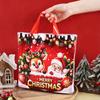 6pcs Merry Christmas Gift Bags Santa Elk Tote Bags Navidad Natal Christmas Decor for Home 2026 New Year Gifts Packaging Bags