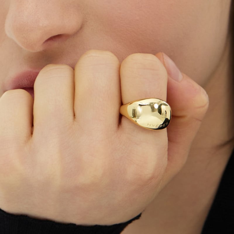 hyeres-lor champagne full moon silver (Y) wide ring HL2R53218Y9