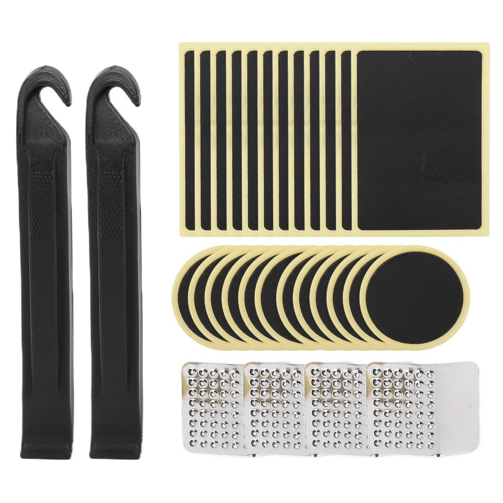 30PCS 12 Square Patches Bike Tire Patches Tire Puncture Repair Kit Bike Tire Repair